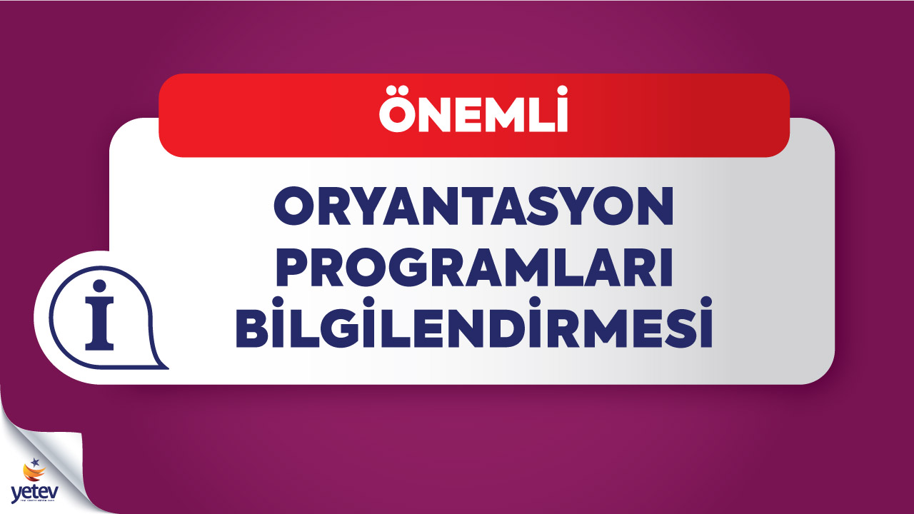 Ana Sınıfı ile 1, 5, 8. Sınıf Öğrencilerimiz için Oryantasyon Programlarımız Başlıyor!
